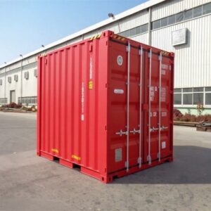 Container One-Way 10' HC Vermelho RAL 3020 - Alta Qualidade