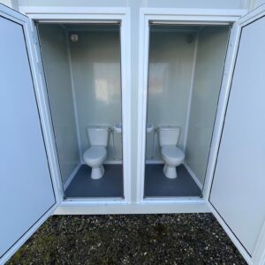 Módulo Sanitário Duplo WC - 2 Cabines Independentes