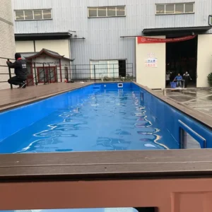 Container Piscina SP02 11,8m Revestimento em Fibra de Vidro