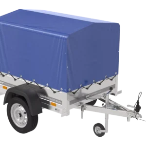 Reboque Basculante 150 KIPP 150x106 cm com Lona Alta Azul
