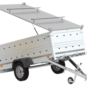 Reboque Garden Trailer 264 KIPP Basculante com Grades e Tampa de Alumínio